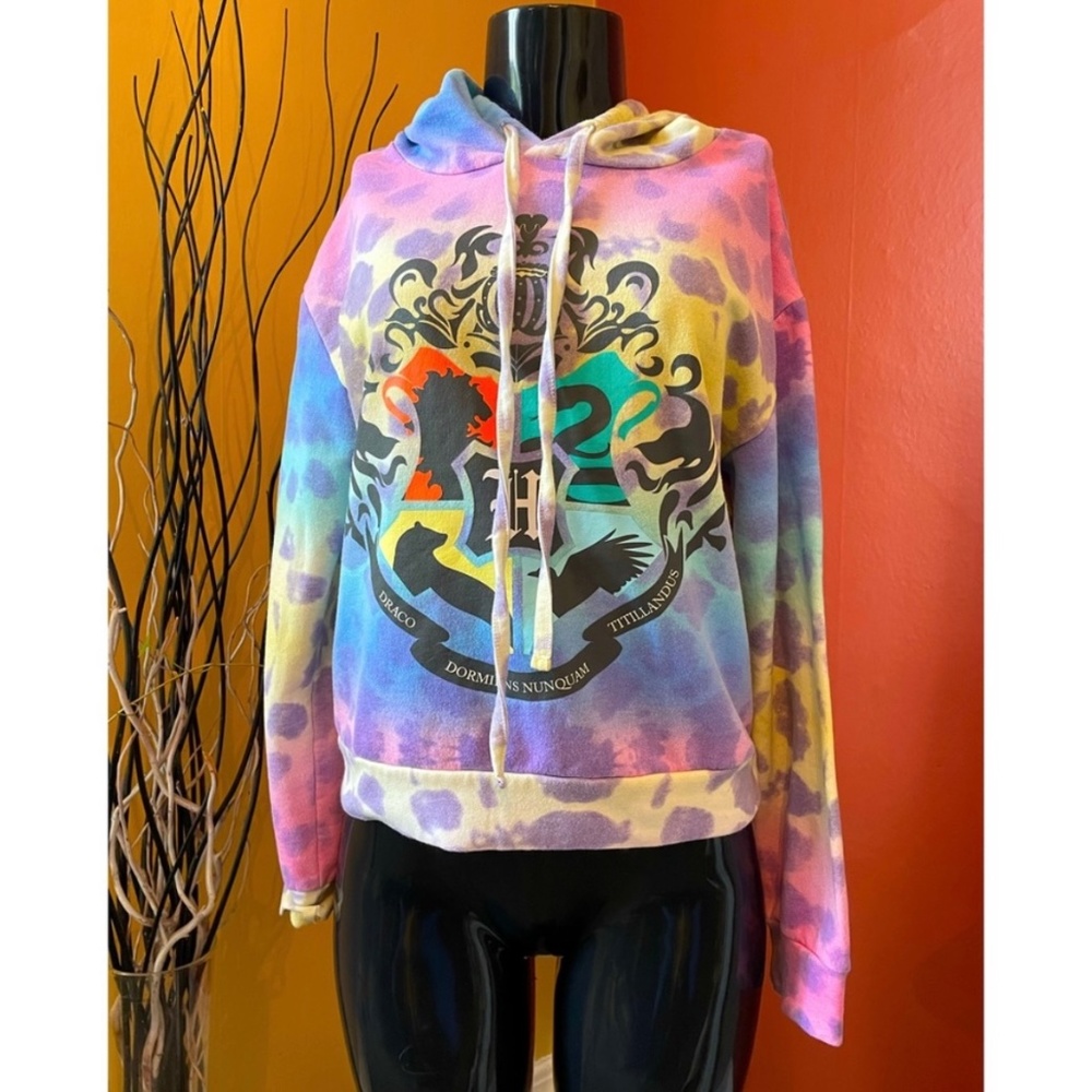 Cute Tye-Die Harry Potter Graphic Hoodie